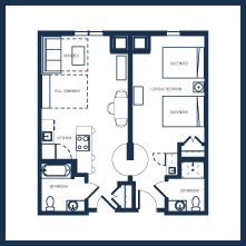 E-Unit One Bedroom Lock-out York Beach Residence Club