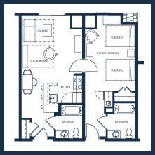 EE-Unit One Bedroom Lock-out York Beach Residence Club