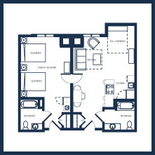 F-Unit One Bedroom Lock-out York Beach Residence Club
